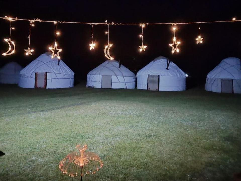 ホテル Zalkar Yurt Camp Song-Kul エクステリア 写真