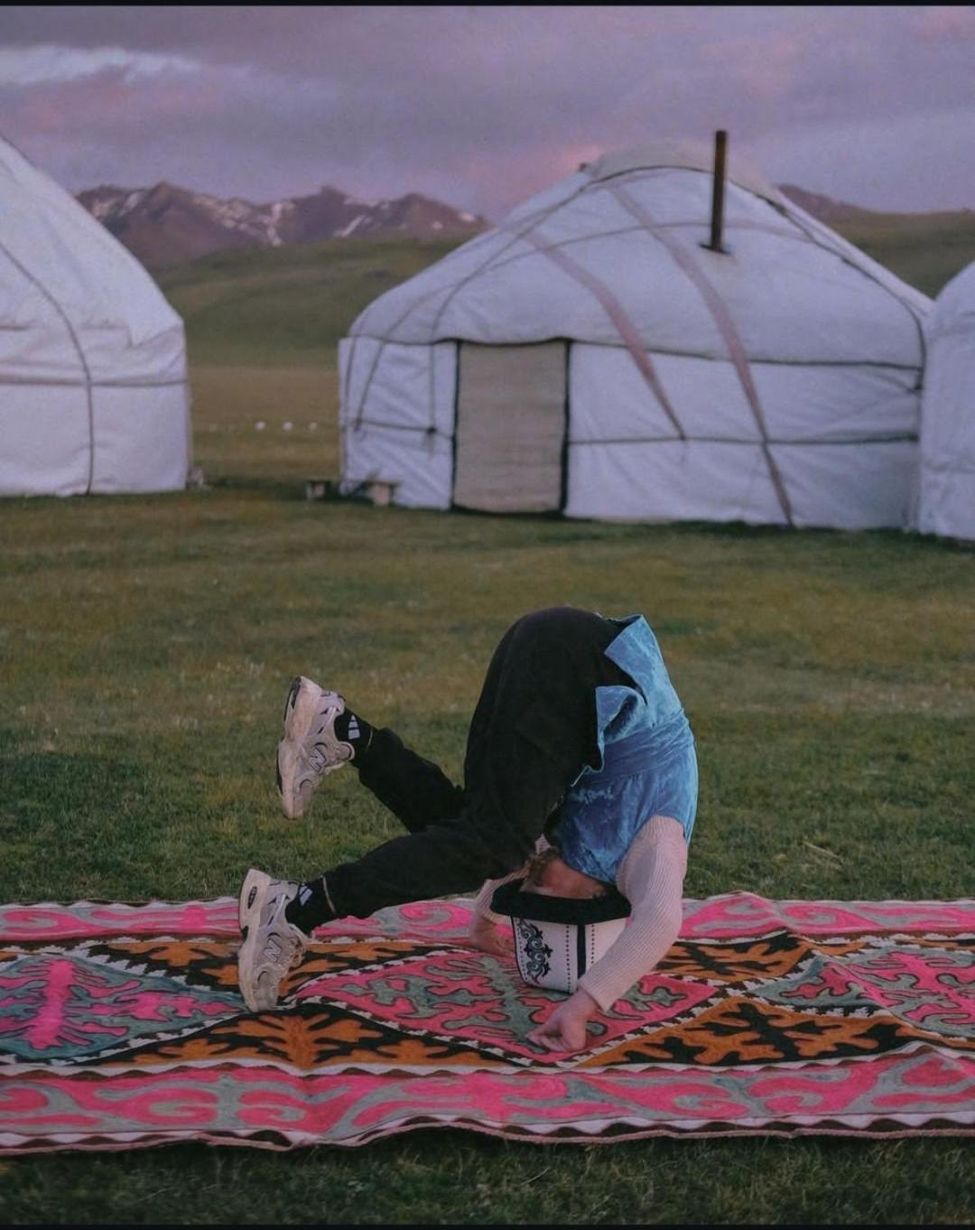 ホテル Zalkar Yurt Camp Song-Kul エクステリア 写真